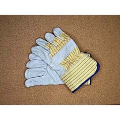 Drollis Safety Supply Cowhide With Palm - Patch Work Glove